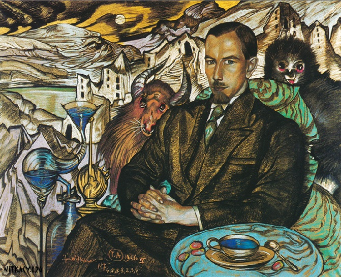 Stanisław Ignacy Witkiewicz, Włodzimierz Nawrocki's portrait, 1926, paste, paper, 100 x 124 cm, photo source: www.witkacy.org